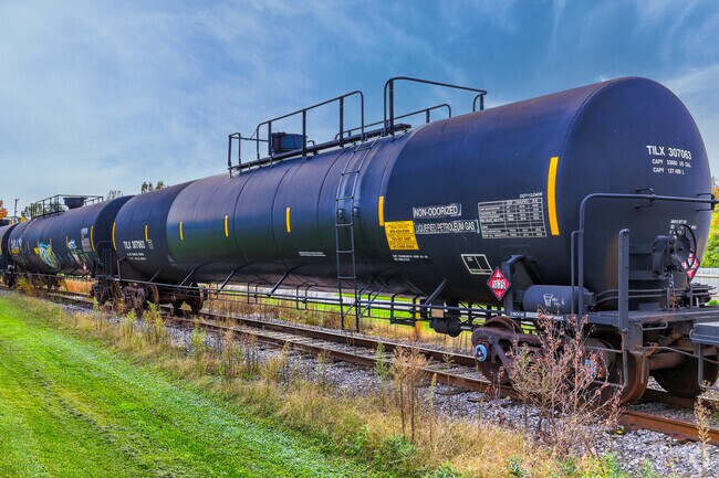 Sit and enjoy the sounds of the trains going by as they deliver the goods to other areas.