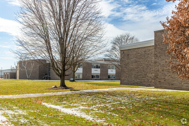 Huntley Middle School in Dekalb has a middle school stadium next door.