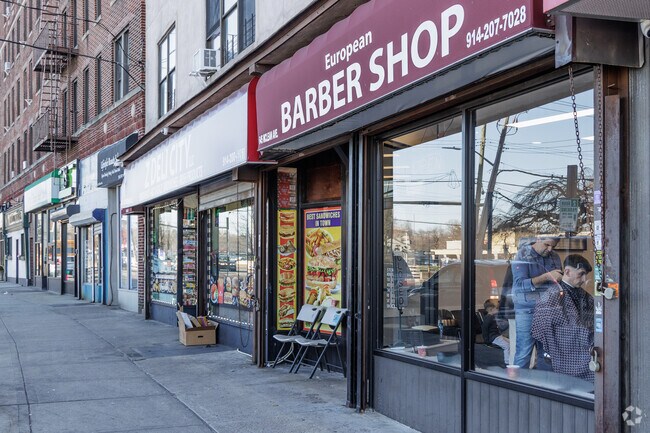McLean Ave in Tibbets Hills is filled with shops and restaurants.