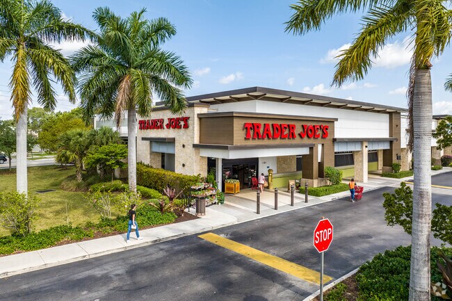 Residents of Playland Village can get their grocery needs met at the local Trader Joe's.