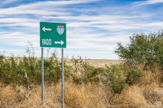 Welcome to Vado, a small rural community with friendly people and open land.