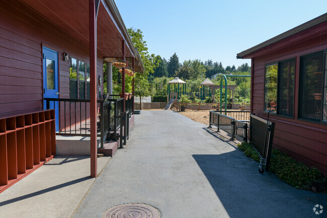 Main classrooms displayed at West Hills Montessori School.