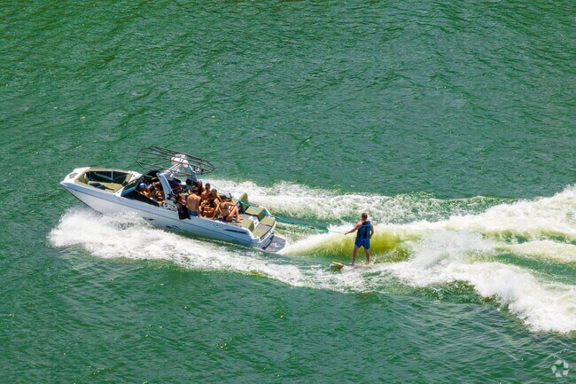 Water skiing is a popular sport for Steiner Ranch locals.