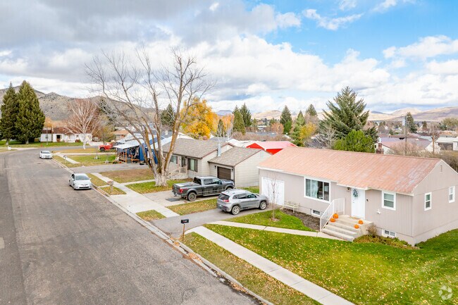 Soda Springs lawns glow with colorful fall leaves each autumn.