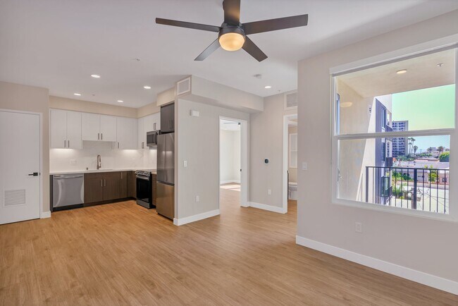 Large main living space filled with natural light