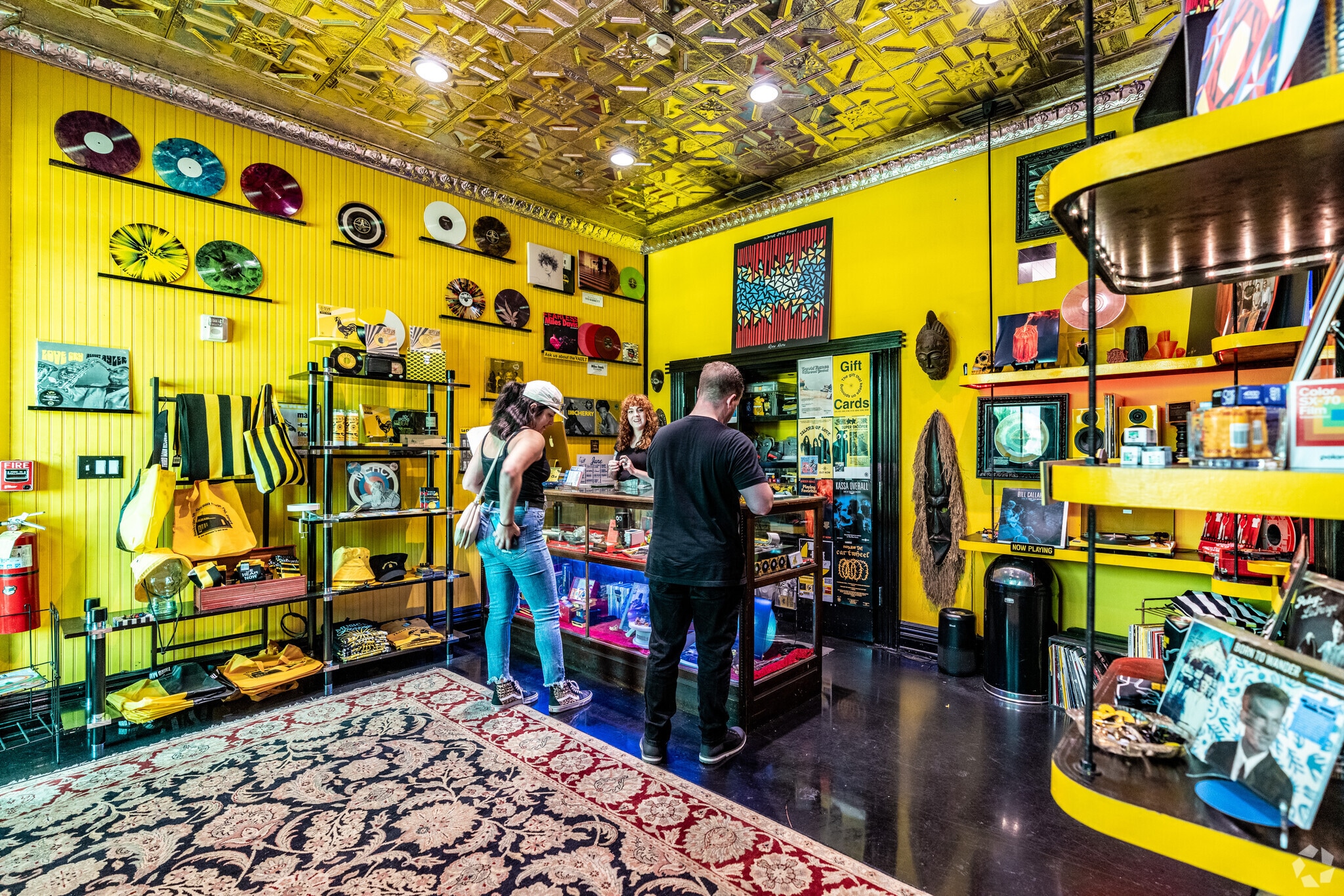 The Famous Thirdman Records is located in the Gulch neighborhood.