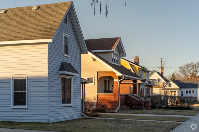 Homes neatly line the streets of Romulus.
