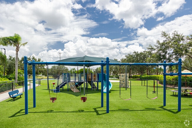Stoneybrook features a playground for children.