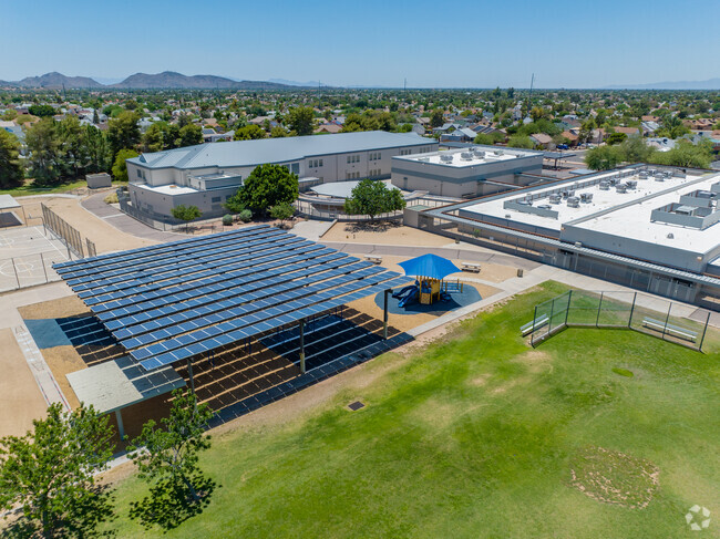 Eagle Ridge Elementary School aerial shot