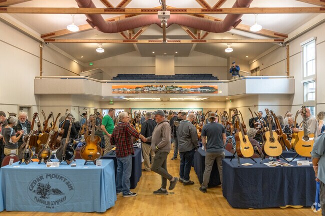The La Conner Guitar Festival near Shelter Bay attracts guitar enthusiasts near and far.