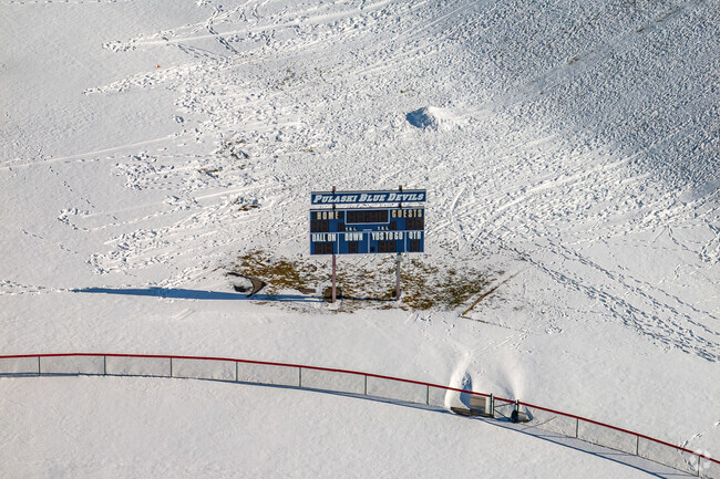 Pulaski Middle School in Pulaski is home to the Pulaski Blue Devils.