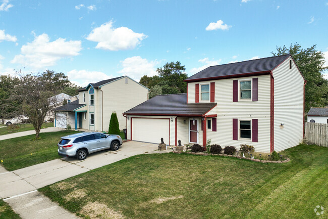 Two story colonial homes are a popular option for growing families in Crestwood.