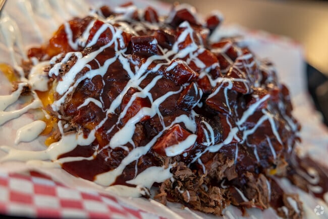 The Slap potato at Leon's smoke shack is a well known staple for residents of Mcclure.