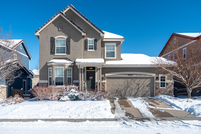 There are a handful of homes in Meridian Village with French Country influences.