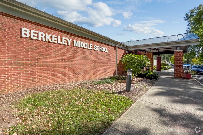 Berkeley Middle School provides a public education for Golden Horseshoe students.