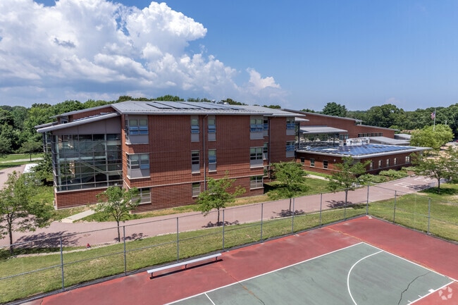 Archie R. Cole Middle School in East Greenwich is in a rather new building and has solar arrays.