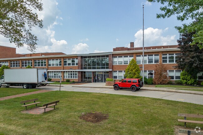 Cuyahoga Falls High in Downtown Cuyahoga Falls is preparing students for further education.