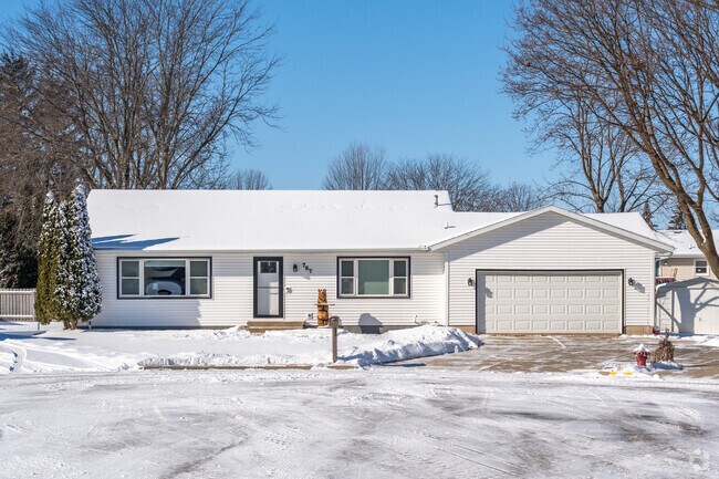Single story ranch homes line some of the streets in the Renstone neighborhood.