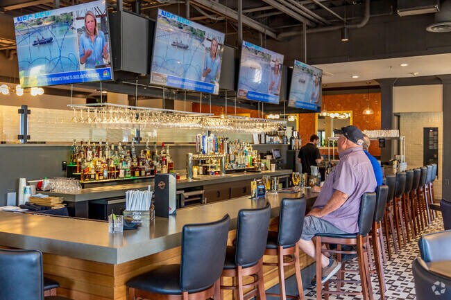 Watch your favorite sports team at Legacy Point Restaurant & Bar.