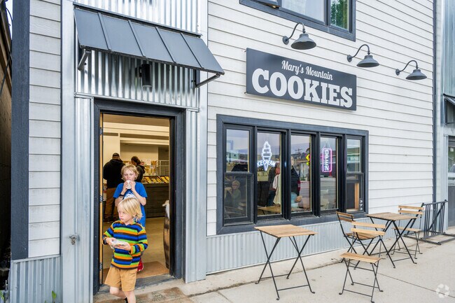 Granby families head to Mary's Mountain Cookies to satisfy their sweet tooth with an assortment of cookies and baked goods.