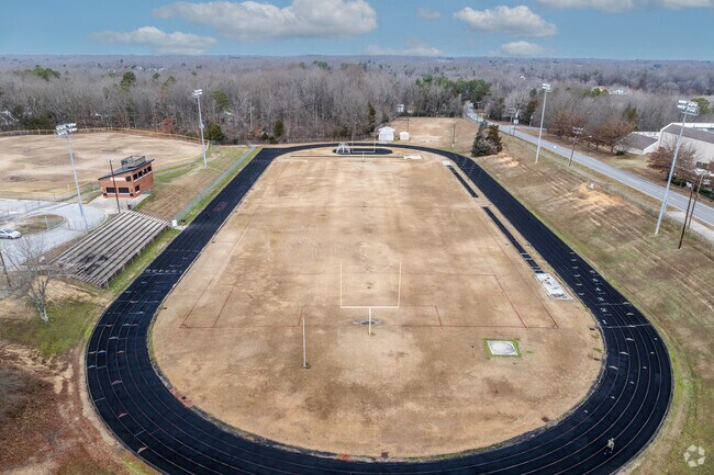 The football field and track at Thomasville High School are ready for action from the students.