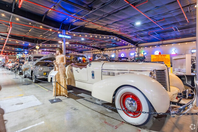 At Rolling Thru Time in Fairgrounds, guests walk through rows of beautifully restored autos that bring the past to life one engine at a time.