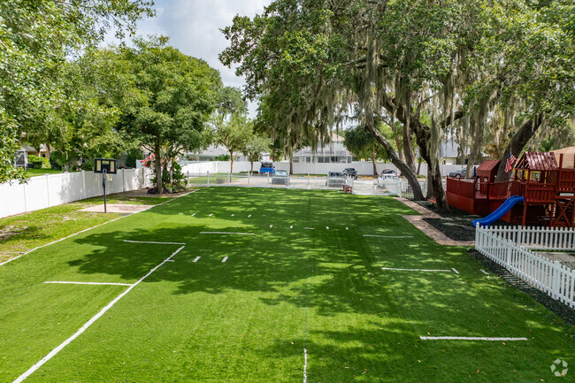 Garden Montessori School has plenty of green space for outdoor play.