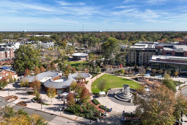 Cary Downtown Park is a hot spot for families to enjoy all year round.