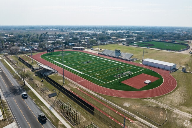 The Weslaco East High School was the second school to be established in the city of Weslaco.