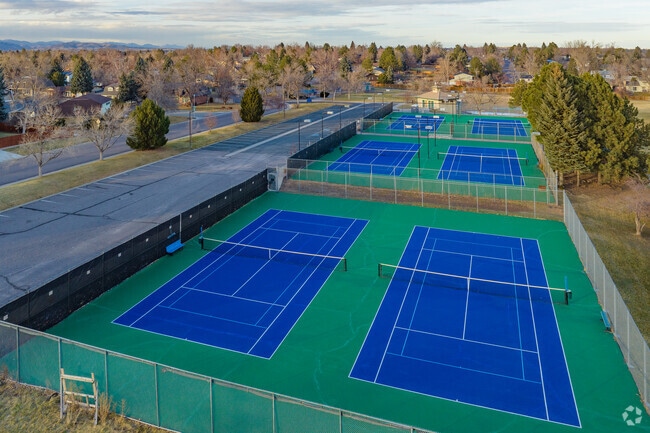 Ken Caryl Middle School students can play a match of tennis.