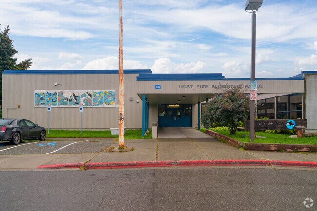 Inlet View Elementary near Downtown Anchorage provides K–6 education.