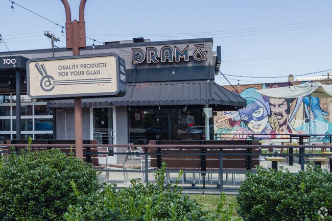 Going for drinks with friends at Dram & Draught in Oakgrove