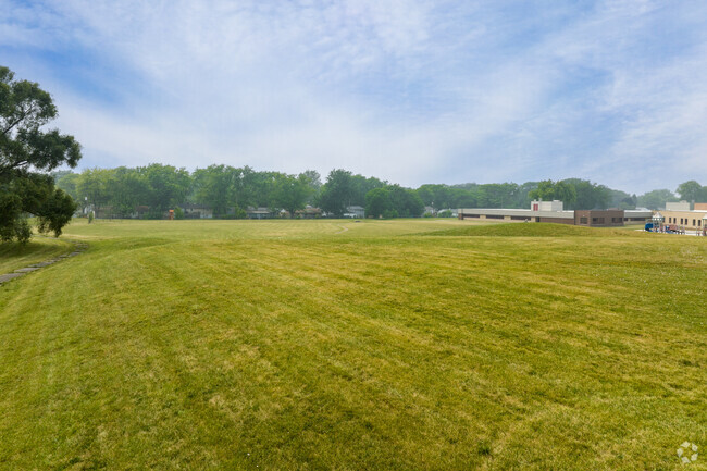 Playing fields of Salk Elementary School,  Schererville, IN.