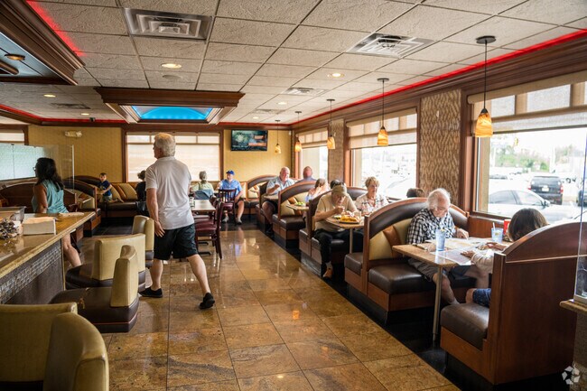 Pandora Diner serves huge portions and over 60 different types of omelets.