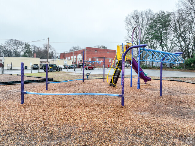 Students at Coltrane-Webb Elementary School enjoy the playground.