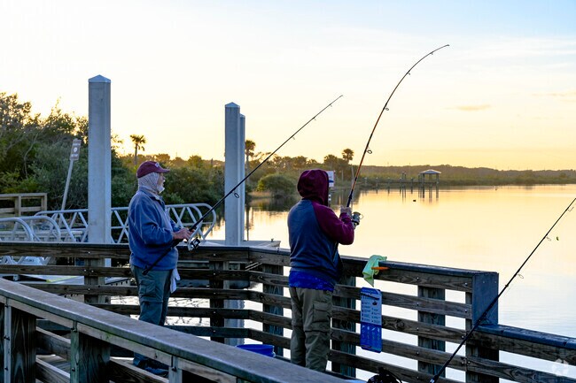 Get up early and do some sunrise fishing in Oak Forest.