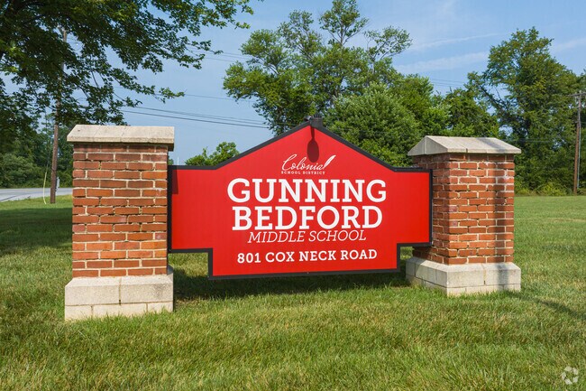 Gunning Bedford Middle School is part of the Colonial School District, servicing New Castle.