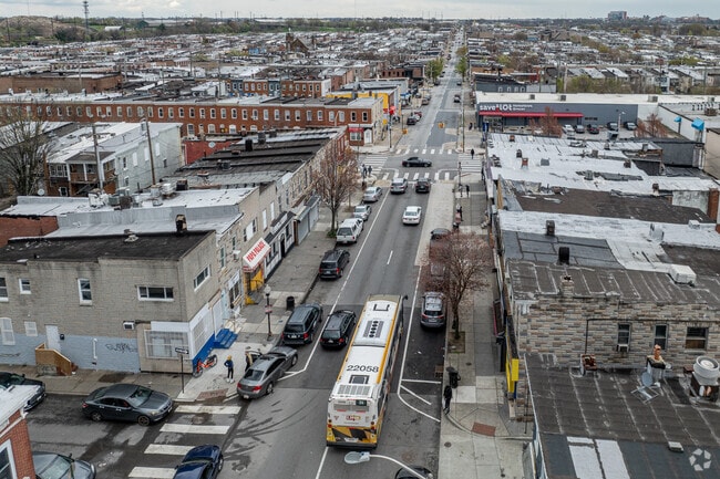 Biddle Street has plenty of public transportation to the retail area nearby.