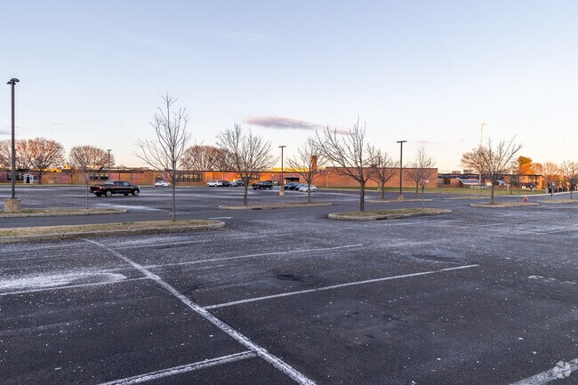 There is plenty of parking at Bucks County Technical High School.