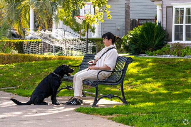 Jack Fischer Park is a great place to take your furry friend for a nice walk.