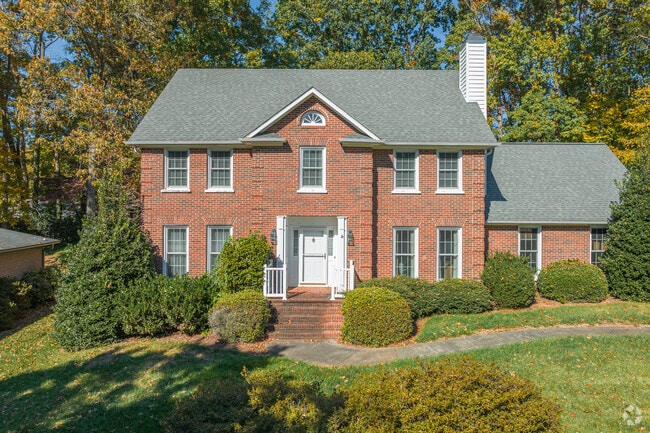 Brick traditional homes are common throughout Harmony Grown-Town Center.