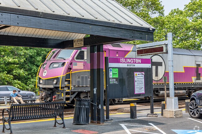 Residents of Westwood can use the Inslington Train Station to get to Boston.