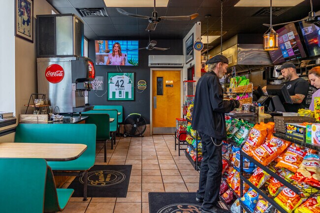 For a quick bite, residents can grab a slice or wings at Femi's Pizza in Collingdale.