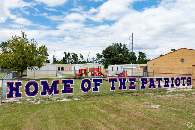 Lucille Moore Elementary is the home of the Patriots.