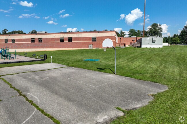 Basketball court at Byrd Elementary School.