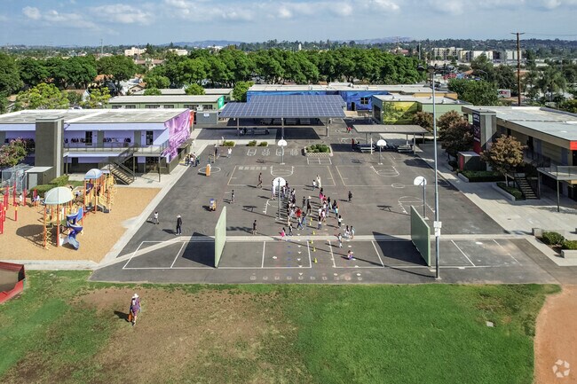 Fullerton's Maple Elementary School has an active campus.