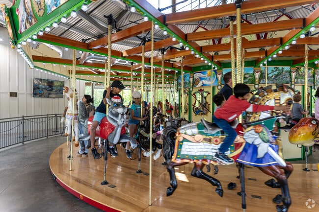 Kids love riding the carousel at Country Park just minutes from Friendly Acres.
