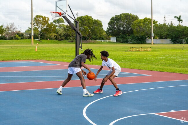 Cooper City parks offer basketball courts for recreation and friendly matches.