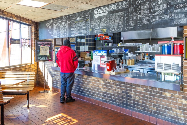 Stella's is a popular spot for Riverside residents to get food and drinks over batting cages.