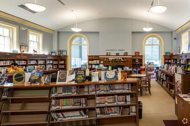 Dive into a world of books at South Providence Public Library in Lower South Providence.